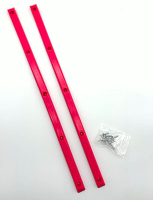 Vision Psycho Rails Skateboard Rails Pink  /Oldschool Slides & Grabs + Schrauben