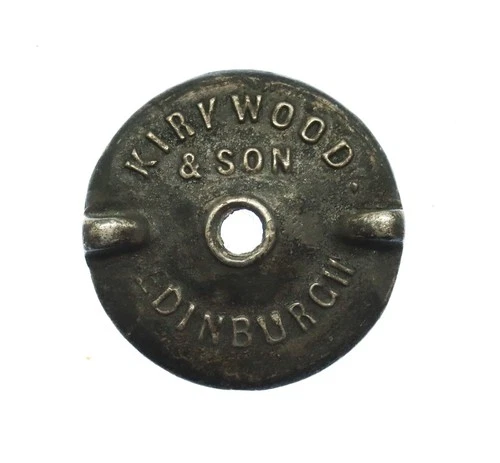 WW2 Kirkwood & Son Edinburgh Screw Nut Fixing for Polish Military Badge #9