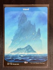 MTG Magic the Gathering Island Full Art Unstable
