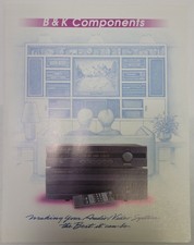 B&K Components 1990's Product Line Brochure for Amplifiers and Pre-Amps AVP-1000