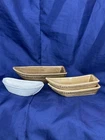 VTG Red Wing Pottery Butter Boat Shrimp Boat Set Mid Century Serving Dishes Lot