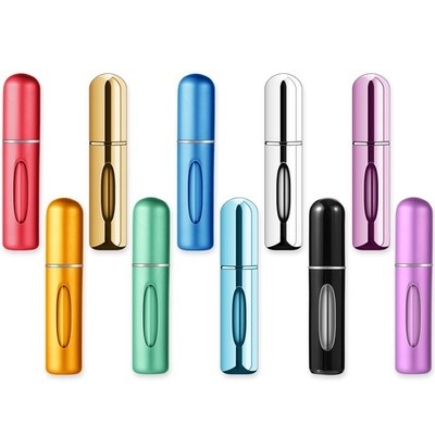 10 PCS Refillable Mini Perfume Atomizer Bottles, 5ml Portable Multicolor 