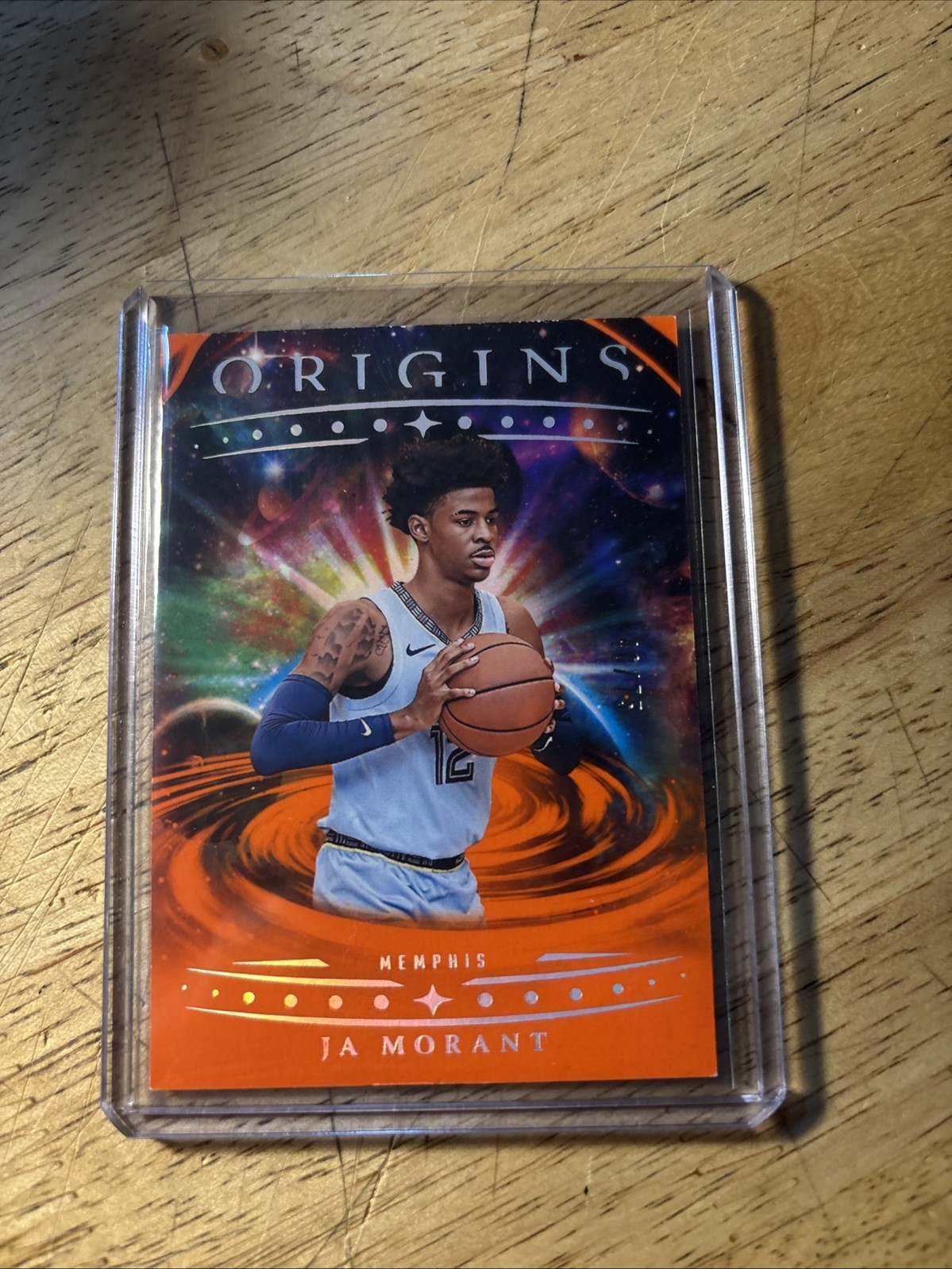2025-26 Origins JA MORANT  Orange Parallel /75 Memphis Grizzlies