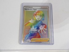 Gardenia’s Vigor Full Art Rainbow Holo Pokémon Card 202/189