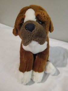 Animal Alley By Toys R Us  Brown Boxer Plush 10-12 Inches