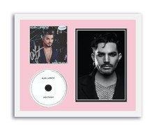 Adam Lambert Autographed Signed 11x14 Custom Framed CD Photo High Drama ACOA