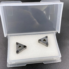 2pcs TNMG160408 CBN-6 CBN Inserts, Turning Tool for Hardened Steel & Cast Iron
