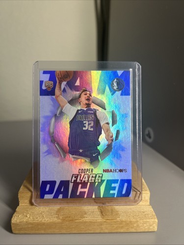 2025-26 Topps NBA Hoops Cooper Flagg Jam Packed Rainbow Foil Rookie Card