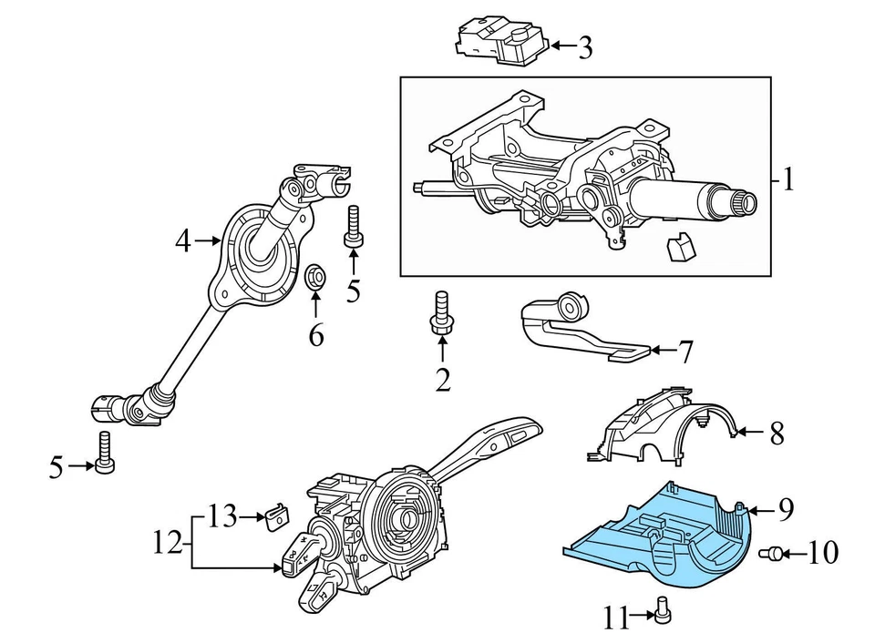 AUDI A3 QUATTRO 2016-2020 2022-2024 - Parasol derecho / Espejo 8W0857552AM Foto 4 de 4