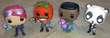 Funko Pop! 4 x FIGURAS FORTNITE CABEZA DE TOMATE, MAREADO, BRITE BOMBER & P.A.N.D.A.