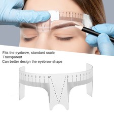 Professional Eyebrow Positioning Ruler Microblading Brow Shape Design Ruler