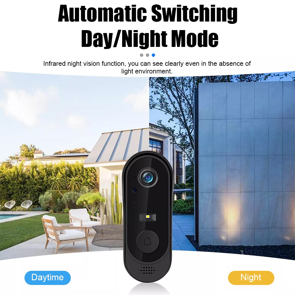 WiFi Wireless Video Doorbell Camera HD Door Bell Intercom Phone Security Chime — image 7