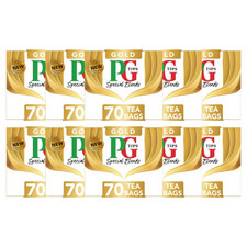 PG Tips Gold Tea Bags 70 Tea Bags (10 Pack)