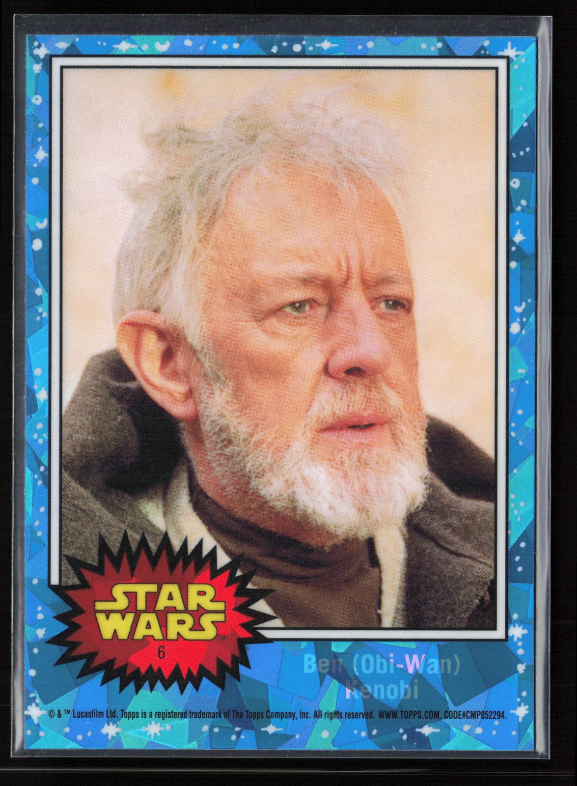 2022 Topps Chrome Sapphire Edition Star Wars #6 Ben (Obi-Wan) Kenobi