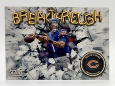 2022 Score Breakthrough #15 Justin Fields Chicago Bears