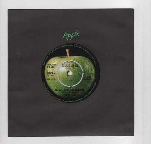 BEATLES - 'The Ballad Of John And Yoko' 7" 45rpm APPLE 1969 VG/M (R 5786)