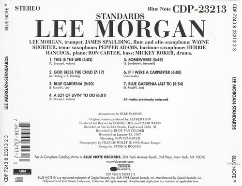 Lee Morgan - Standards (CD, Album) (Mint (M)) - 3187572982 - Picture 2 of 5