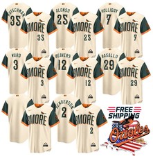 Men's Baltimore Orioles Cream 2026 City Connect Stadium Stitched - USA Free Ship