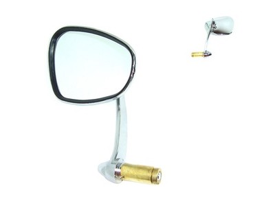 Handlebar mounting mirror chrome kidney shape for SR1, SR 2, SR 2 E, KR 50