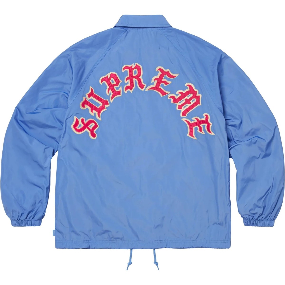 ジャケット・アウター supreme Old English Arc Coaches Jacket M Supreme FW25 Old English Logo Arc Coaches Jacket Blue Size Small