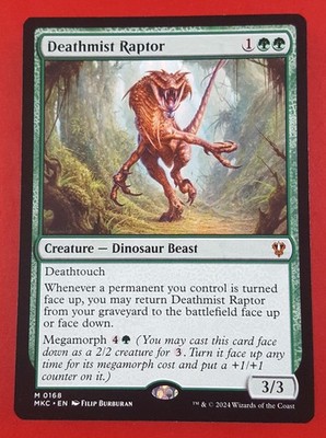 1x Deathmist Raptor | Karlov Manor Commander | MTG Magic Cards