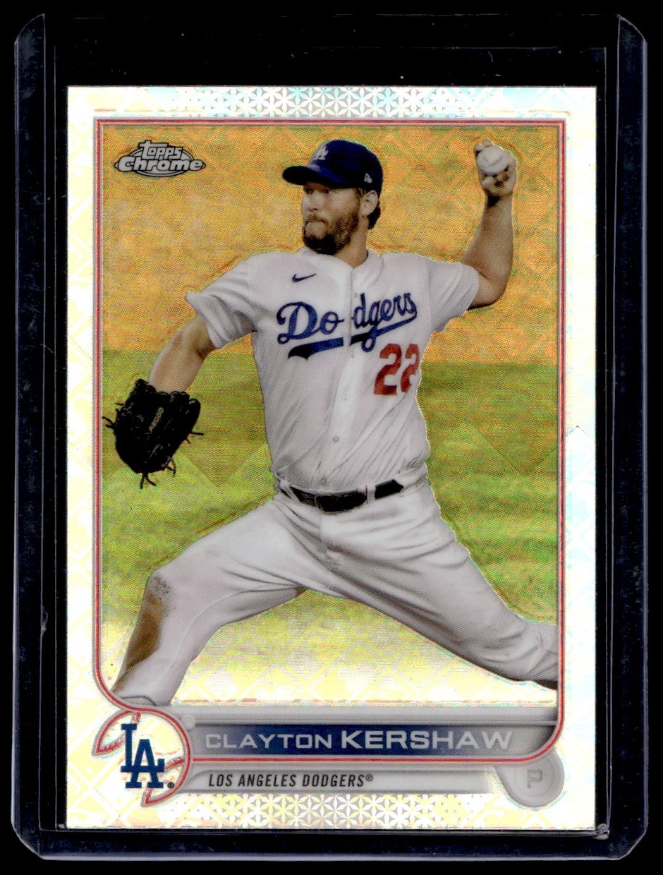 2022 Topps Chrome Logofractor Clayton Kershaw Los Angeles Dodgers #23