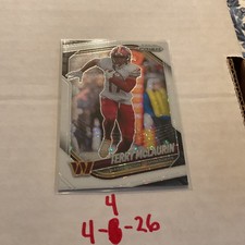 2025 Panini Prizm #223 Terry McLaurin White Disco