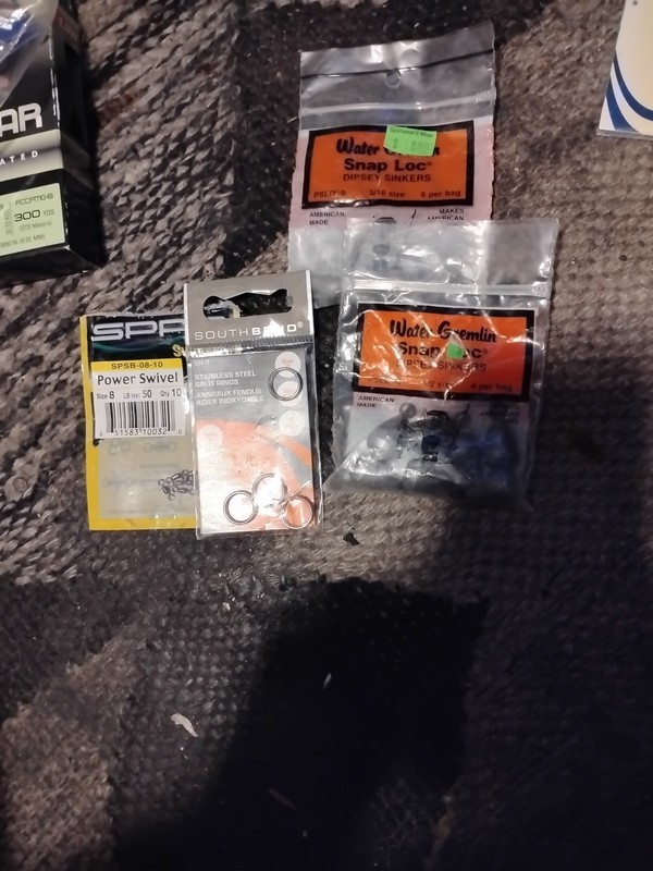 Power Swivels, Dipsey Sinkers, Stainless Steel Split Rings