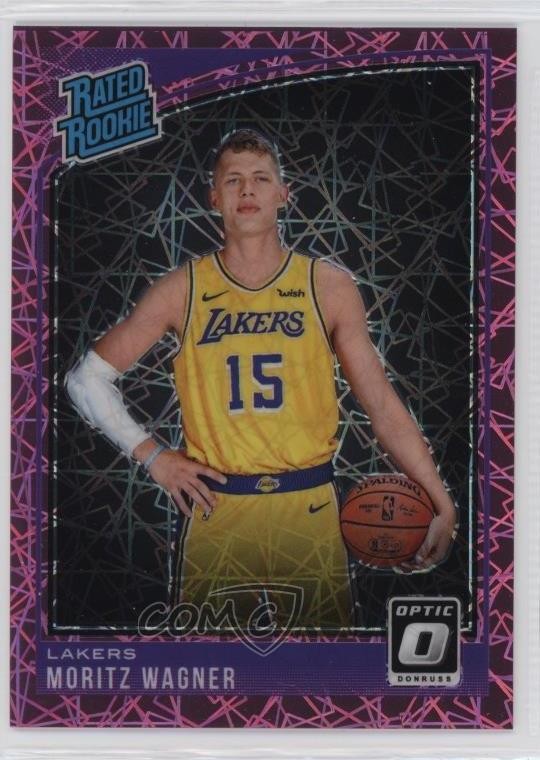 2018 Donruss Optic Rated Rookie Pink Velocity Prizm /79 Moritz Wagner #197 13c1