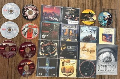 Huge Lot of Vintage PC Games Various Titles Untested Diablo Darius LEGO Island +