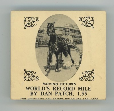 World's Record Mile von Dan Patch 1.55 Bewegend Bilder 1986 Motion Klapp Buch