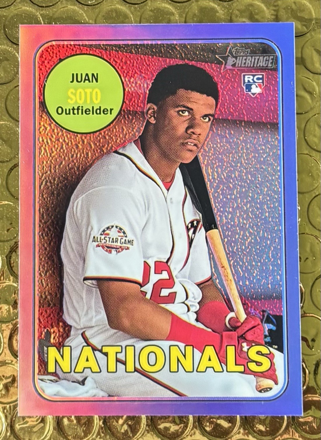 2018 Topps Heritage High Number - Juan Soto #THC-502 Chrome Purple Refractor...