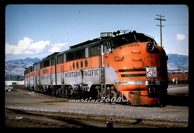 (MZ) DUPE TRAIN SLIDE - WESTERN PACIFIC (WP) 906D + POWER LASH-UP
