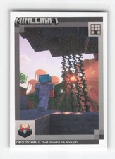 2024 Panini Minecraft #161 OBSIDIAN