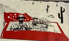Savage Journey Fear & Loathing Poster Ralph Steadman 35”x23” 2005 Posterservice