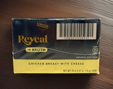 Reveal Natural Wet Cat Food, Chicken Breast With Cheese In Broth 24 Can x 2.47oz