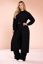 3 Piece Set Cozy Lounge Set Teddy / Size M