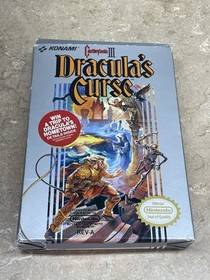 Castlevania 3 III Dracula's Curse Nintendo NES CIB Authentic Inserts Game