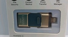 Lunani 256GB USB Flash Drive for iPhone 3.0 External Storage Gold