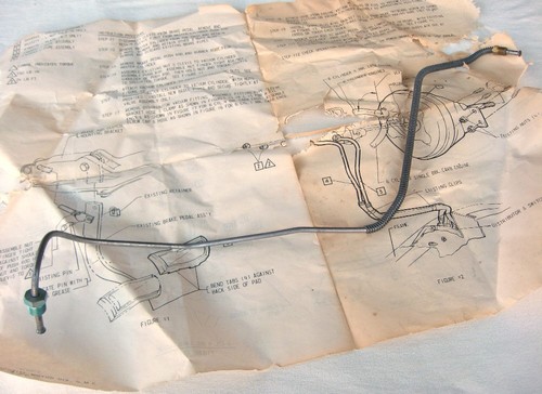1967 GTO LeMans Gran Sport Skylark NOS GM Front Brake Master Pipe 67 400 326 340