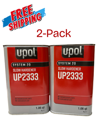 #ad 2 Pack U Pol System 20 UP2333 Slow Hardener 1.06 Qt Auto Refinish $89.99