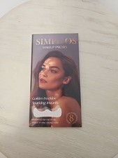 SIMPILOS Gold Glitter Freckles Temporary Tattoos Small Asymmetrical Shape