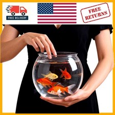 Versatile 0.8 Gallon Clear Fish Bowl - Perfect for Home Decor and Plant Displays