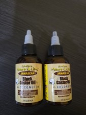 2x Jamaican Mango  Lime Black Castor Oil 2 oz ea Coconut Aromatherapy Free Ship
