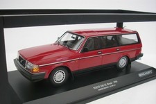 Minichamps 1/18 Volvo 240 GL Break 1986 Red Diecast Model Car New