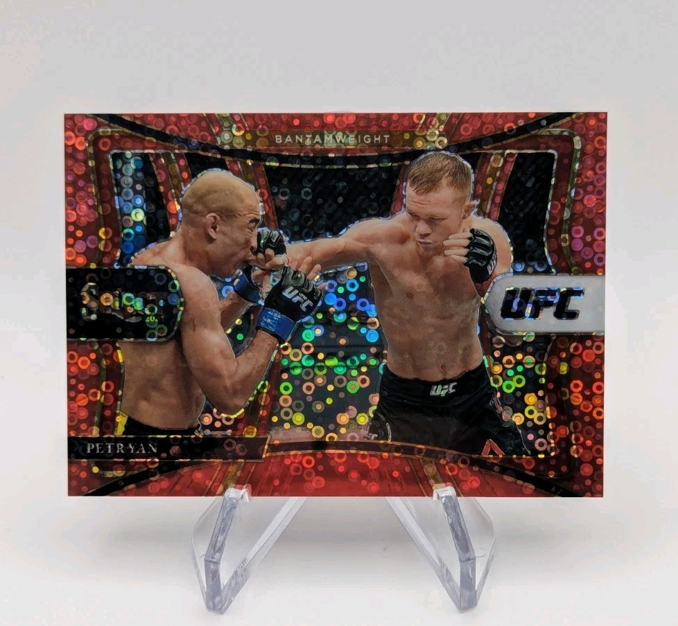 Petr Yan 2021 Panini Select UFC Premier 186 Red Disco Prizm #d/199 Debut