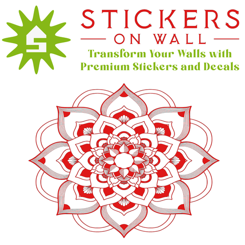 Extra Large Mandala Wall Sticker Bedroom Vinyl Decal Room Decor - Picture 32 of 32