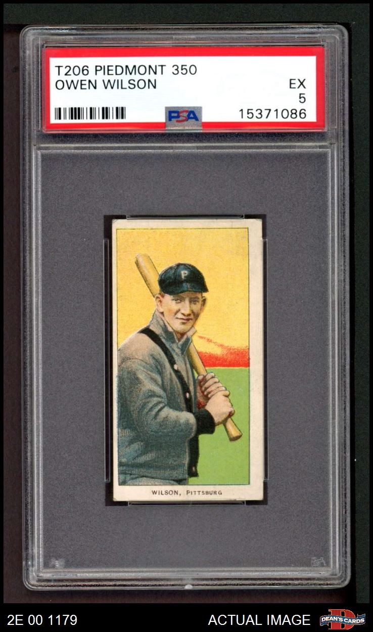 1909 T206 Owen Wilson Pirates PSA 5 - EX