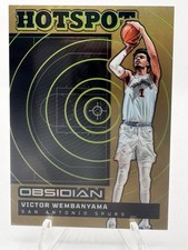 Victor Wembanyama Spurs 2024 Panini Obsidian Hotspot #8 Bronze MINT  RARE /60