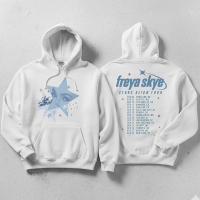 Freya Skye Silent Treatment Stars Align Tour 2026 Hoodie Size S